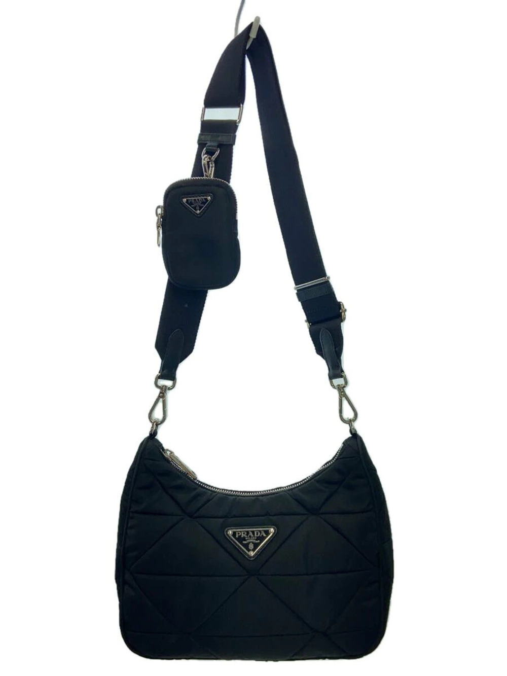 Prada Padded Re Shoulder Bag Black